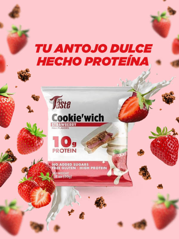 Carrete Cookie Wich 01 ALFAJORES DE PROTEINA 10 GR (Caja x 10 unds)
