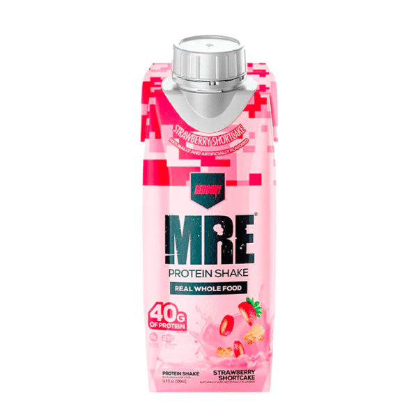 Proteina-liquida-Redcon1-fresa MRE PROTEIN SHAKE (Paca x 12 unds)