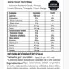 TABLA NUTRICIONAL BUCKED UP CARBONATED PROTEIN (Sixpack x 6 unds)